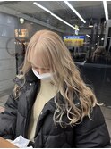 ブリーチカラーケアブリーチミルクティーグレージュベージュ