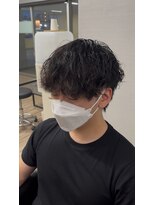 リーブル(Libre)&nbsp;2way緩めツイストスパイラルパーマメンズマッシュウルフカット