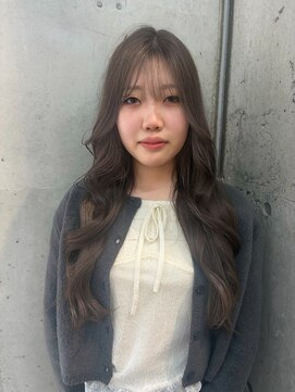 ナチュラル／ブリーチなしダブルカラー／アッシュブラウン