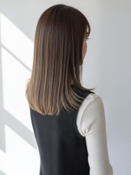 大人くすみグレージュミディ／太宰府市通古賀