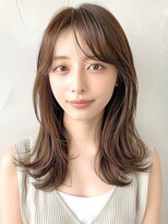 ブロウ ネックス ザ サロン 表参道(VLOW nex the salon) 【寺田hit style#14】愛されミディアムレイヤーvlow表参道 韓国