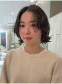 ボブパーマ/ボブ/梅田パーマ/ニュアンスパーマ/ナチュラルカラー