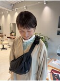 顔まわりすっきり × 大人ショート/茅ヶ崎