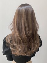 バランス 原宿 表参道(balance) 【髪質改善】ミルキーベージュハイライト×レイヤー