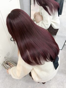 ディスイズ(thisis) ダブルカラーで作るチェリーブラウン★