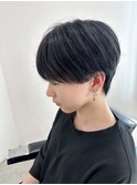 曲がる縮毛/ニュアンスウルフ/毛流れセンターパート/グランジ