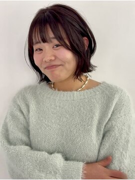 スペシウムバイアンバースデー(spacium by UNBIRTHDAY) ピンクブラウン /くびれボブ/ヤノミユウ