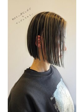 イデア 柏の葉コイルリンクガレージ店(IDEA) 切りっぱなしボブ×アンブレラカラー