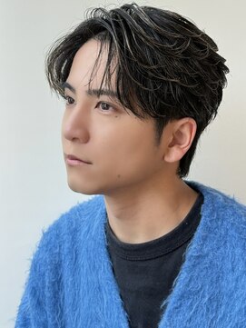 アリエッタ ギンザツー(ARIETTA GINZA2) ルーズパーマ/メンズハイライト/フェザーショート/毛流れヘア