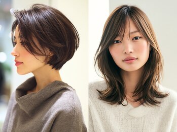 クレエ ヘアー デザイン(creer hair design)の写真/顔周りの毛流れ、髪質を見極めたカットで、雰囲気抜群に♪伸びてもまとまりやすく朝のスタイリングも簡単◎