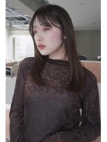 タストウキョウ 表参道(tas TOKYO) レイヤーカットシースルーバング似合わせカットチョコレート