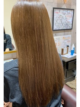 アーチ(ARCH)の写真/お手頃にカットとカラーができる!!人気のつるりんちょヘアケアを試せます。限定の種類もご用意してます。