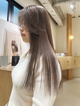 ニール 名古屋 伏見 丸の内(NEELU) 【NEELU_misa】くすみブラウンベージュ