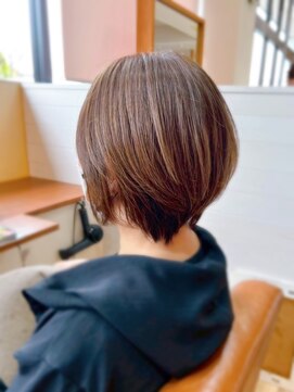 ヘアーブランドジン ティアラ(HAIR BRAND Jin Tiara) 大人女性の軽めショート【#松山美容室】