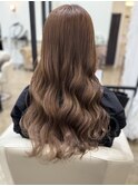 ロングヘア×ショコラベージュ
