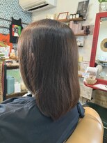 美容室ひろ お白髪活かしぼかしケアカラー+髪質改善TR+カット
