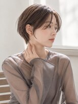 プリモ ココ 鍋島店(Primo coco.)&nbsp;ショートボブ 顔周りカット ミルクティーベージュ 20代30代 ボブ