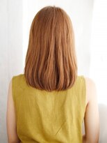 ヘアメイク ナル(hair make nalu)&nbsp;ツヤブラウンの内巻きワンカール