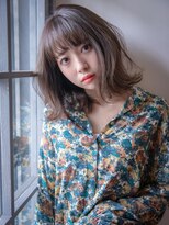ソワン ド ブランシュ ライフ 八戸ノ里店(Soin de Blanche LIFE) ゆるふわカールヘアスタイル×ブラウンベージュカラー◎30代40代