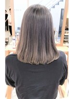 外国人風アッシュベージュ3Dカラー☆ブリーチWカラーモード