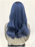 ブルーシルバー_オリーブカラーハイライトカラー_ba303221