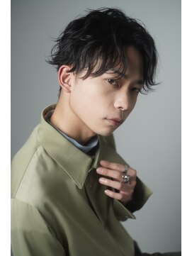 ソワンドゥブレス 瓜破店(soin de brace) アップバングツーブロックショート