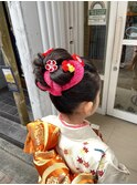 歳七五三【ヘアメイク着付け18700円】日本髪は+2200円