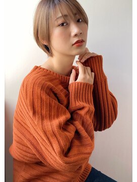 テン 蒲生四丁目(ten=10) 【ten　内山】マッシュショート☆まろベージュ