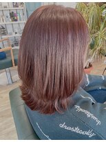 ヘアアトリエ ナイン(hair atelier nine)&nbsp;nine渡邊　ミディアムスタイル2022年１月