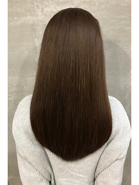 フィルアップヘア (fill up Hair) 20代30代40代髪質改善カラーアッシュベージュ艶感ストレート