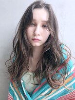 サマーウェーブ_マロンベージュかきあげツートンカラー_28439