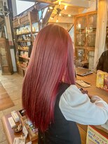 ナゴンスタイル(NAGON STYLE)&nbsp;チェリーレッド×インナーカラー