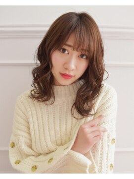 アクティブ 梅島店(Active) ミディアムゆるふわ/ベージュ系カラー/髪質改善