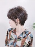 コンパクトショート&ダークアッシュ