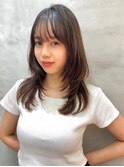 レイヤーカット　ナチュラルブラウン　西田大樹