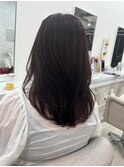 大人レイヤーカット/ダークブラウン