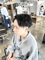 ザ オーダー(THE ORDER)&nbsp;メンズかき上げヘアローフェードカット束間ヘアメンズ刈り上げ