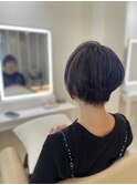 小顔に見えるはすショートボブ