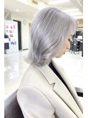 ～シルバーカラーくびれボブ～【Ria 大阪 梅田】