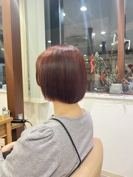 インビテーション 名古屋(invitation) オレンジ × ボブ