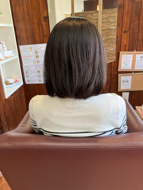 うるおい艶髪トリートメント/40代50代/ショート/髪質改善