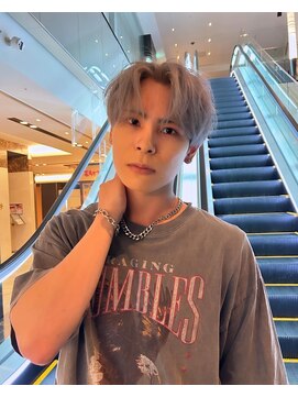 ヘアーデザイン アルエ(HAIR×design ARUE) 【RIKI】メンズ  ice gray