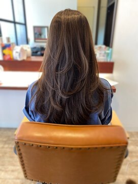 マーリャヘアー(mallia hair) レイヤースタイルレイヤーカットロングレイヤー小顔スタイル