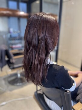 ニーイチイチ(211) チェリーブラウン/ウェーブヘア/デザインカラー