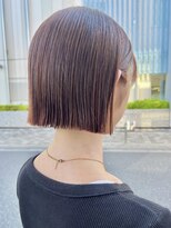 オーガニック アトリエ 大宮(organic+atelier)&nbsp;20代30代40代ミニボブショコラアッシュ透明感小顔ブリーチなし