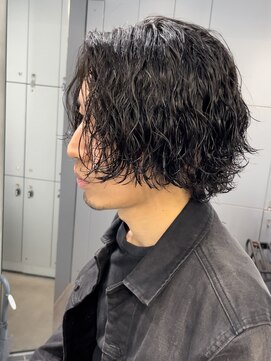 フィフス トウキョウ (fifth TOKYO) メンズロングパーマ渋谷スパイラルパーマメンズボブウルフパーマ