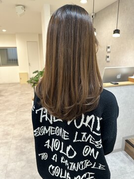 キノ(kino) 【川口】ロングレイヤーカットストレートパーマ