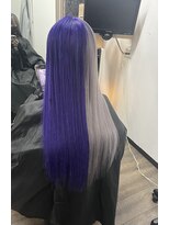 ヘアーグランデシーク(Hair Grande Seeek)&nbsp;パープル×ホワイト