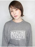 天神【BIRTH】大人かわいい耳かけ外ハネ切りっぱなしボブ