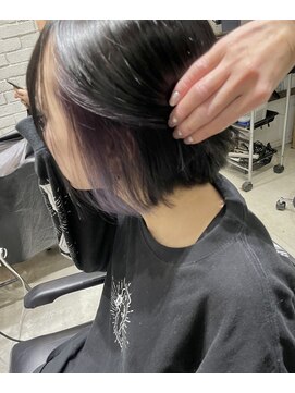 フェリア 渋谷(Feria) 【Feria 渋谷】インナーカラー×アメジスト "Tsuyuki"